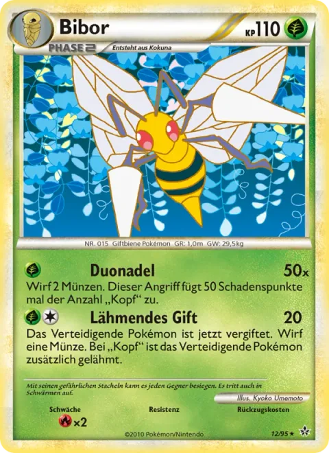 Beedrill [Twineedle | Paralyze Poison]