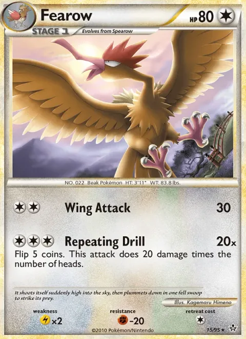 Fearow [Wing Attack | Repeating Drill]