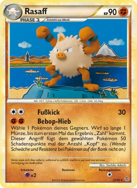 Primeape [Low Kick | Bebop Punch]