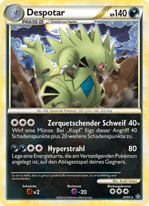 Tyranitar [Tail Crush | Hyper Beam]