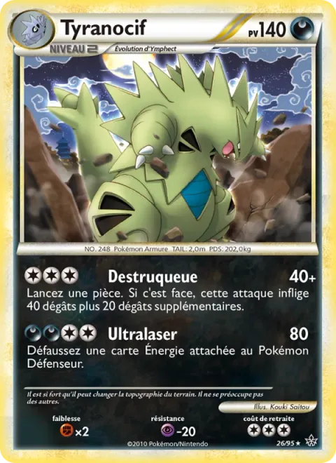Tyranitar [Tail Crush | Hyper Beam]