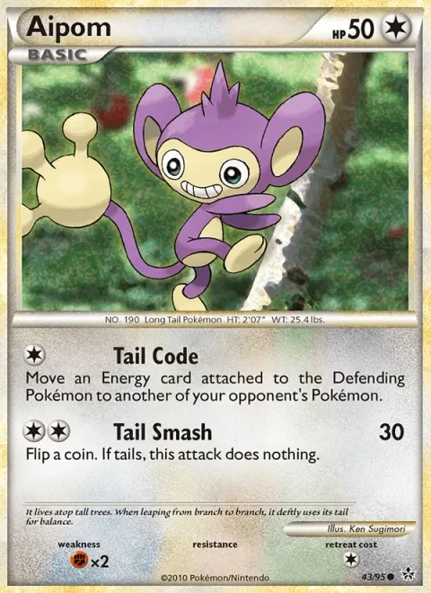 Aipom [Tail Code | Tail Smash]