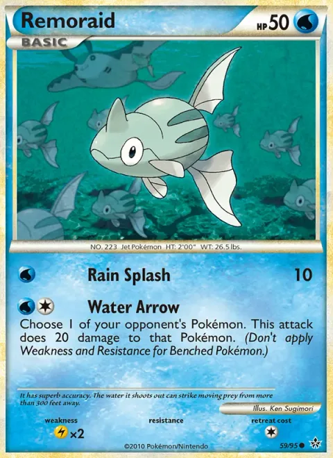 Remoraid [Rain Splash | Water Arrow]