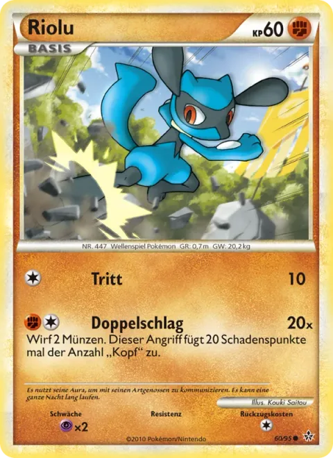 Riolu [Kick | Double Chop]