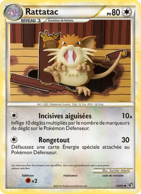 Raticate [Razor-Sharp Incisors | Gnaw Up]