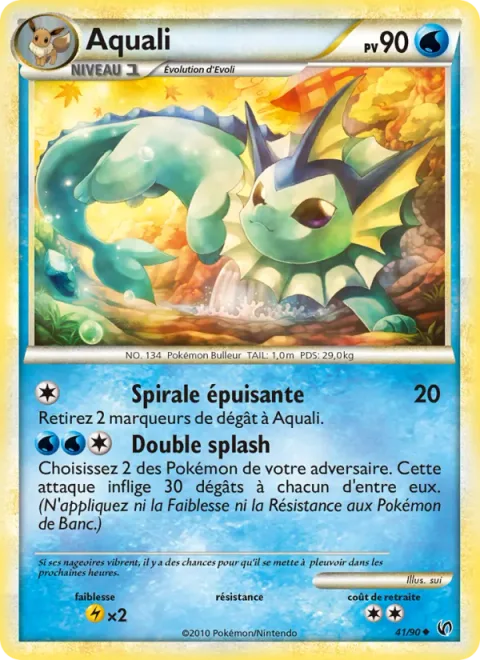 Vaporeon [Spiral Drain | Dual Splash]