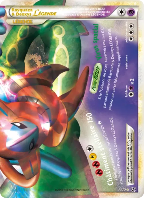 Rayquaza & Deoxys LEGEND [Ozone Buster | Space Virus | Bottom]