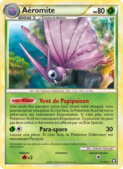 Venomoth [Poison Moth Wind | Stun Spore]