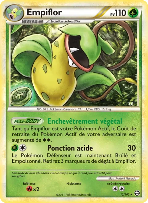 Victreebel [Tangling Tendrils | Acidic Drain]