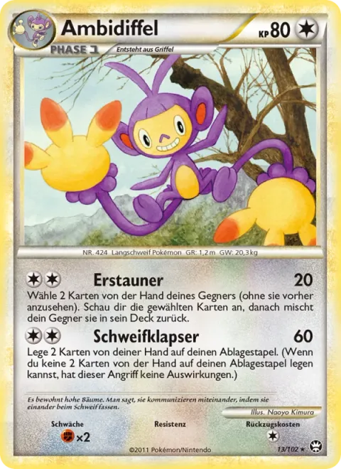 Ambipom [Astonish | Tail Spank]
