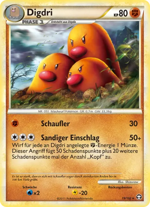 Dugtrio [Dig | Sand Impact]