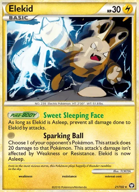 Elekid [Sweet Sleeping Face | Sparking Ball]