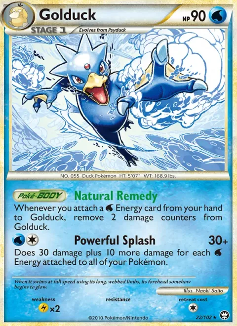 Golduck [Natural Remedy | Powerful Splash]