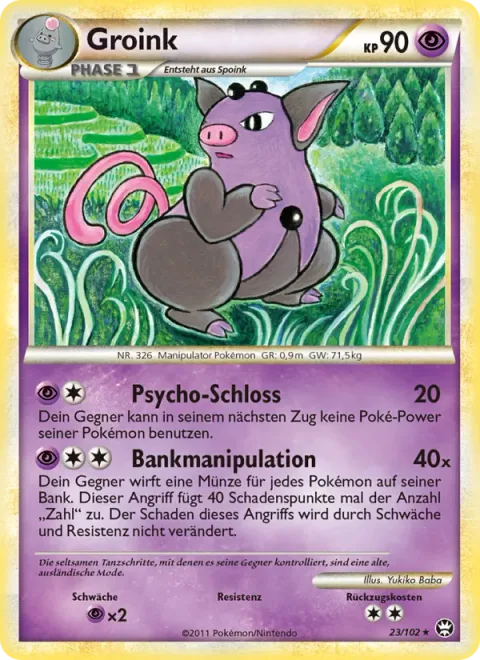 Grumpig [Psychic Lock | Bench Manipulation]