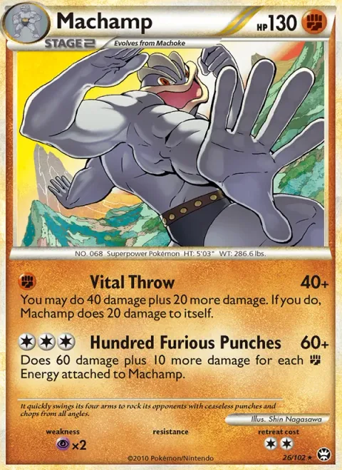 Machamp [Vital Throw | Hundred Furious Punches]