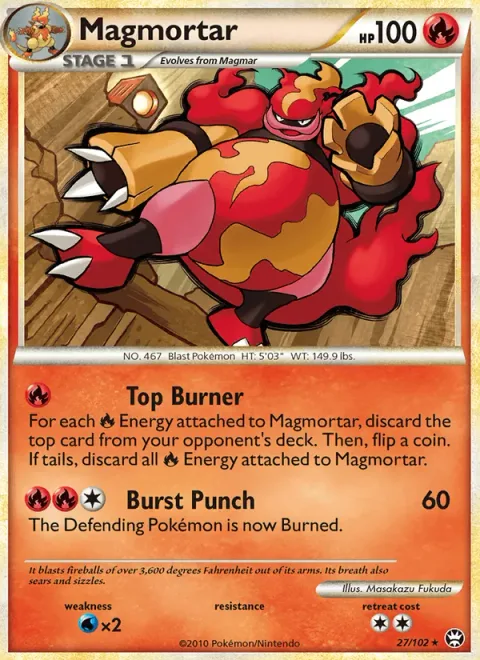 Magmortar [Top Burner | Burst Punch]