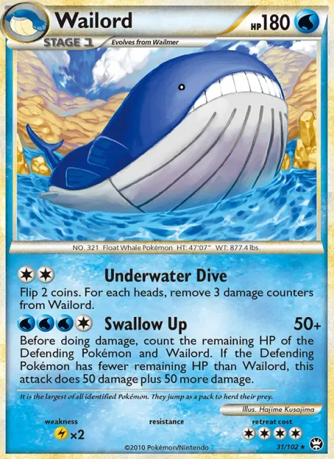Wailord [Underwater Dive | Swallow Up]