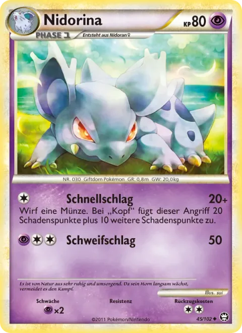 Nidorina [Quick Blow | Tail Slap]