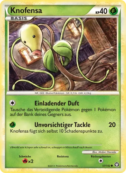 Bellsprout [Inviting Scent | Careless Tackle]
