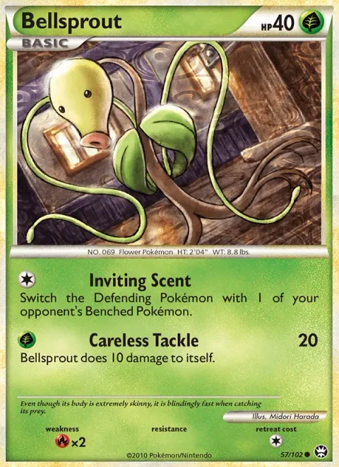 Bellsprout [Inviting Scent | Careless Tackle]