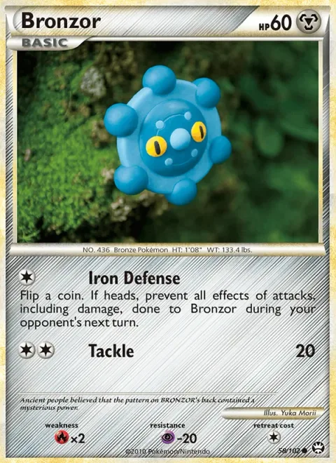 Bronzor [Iron Defense | Tackle]