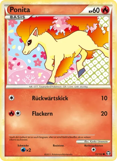 Ponyta [Rear Kick | Flare]