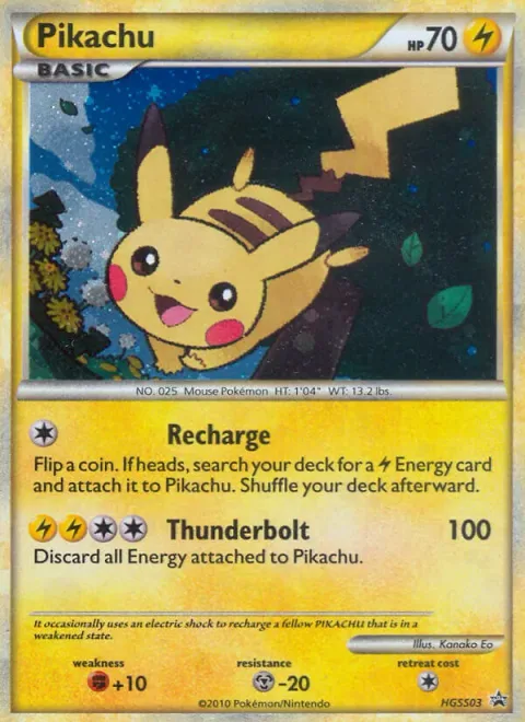 Pikachu [Recharge | Thunderbolt | HGSS]
