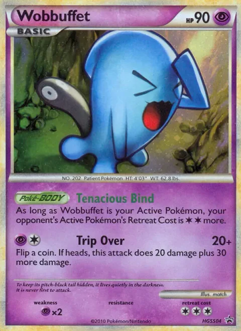 Wobbuffet [Tenacious Bind | Trip Over]