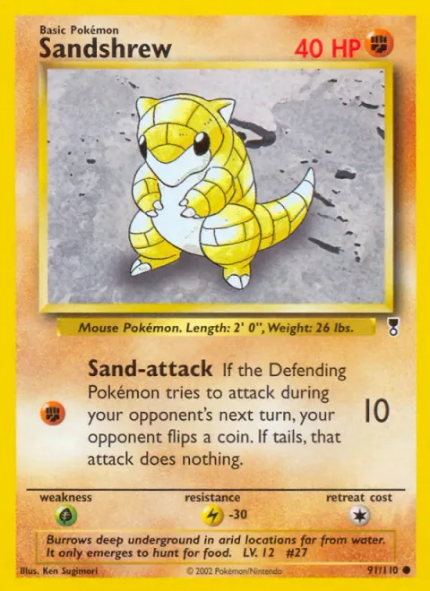 Sandshrew [Sand-attack]