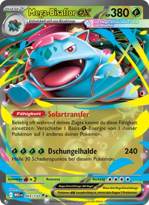 Mega Venusaur ex [Solar Transfer | Jungle Dump]
