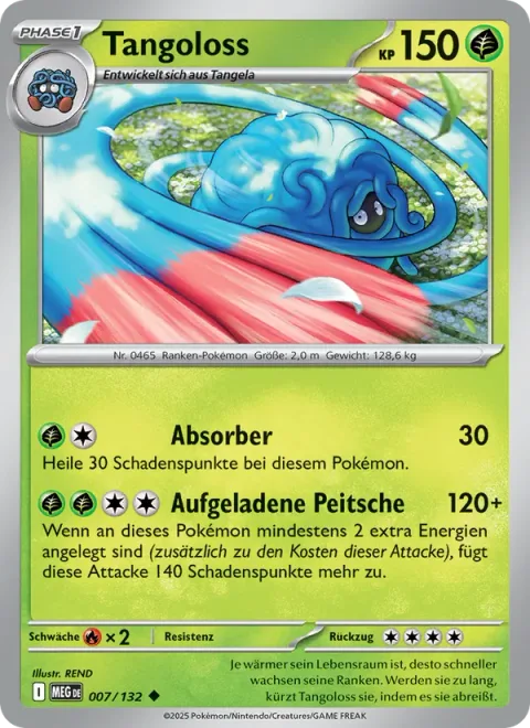 Tangrowth [Absorb | Pumped-Up Whip]
