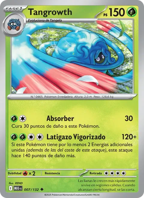 Tangrowth [Absorb | Pumped-Up Whip]