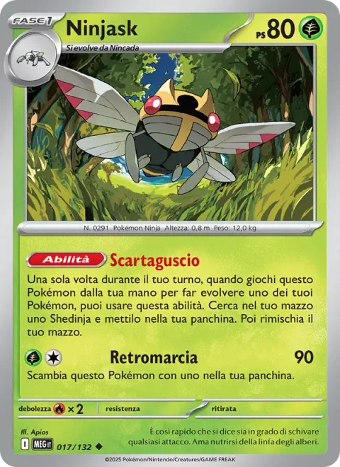 Ninjask [Cast-Off Shell | U-turn]