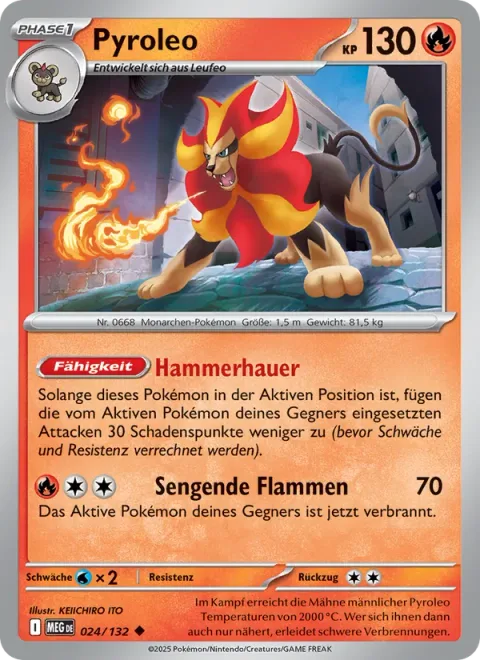 Pyroar [Intimidating Fang | Searing Flame]