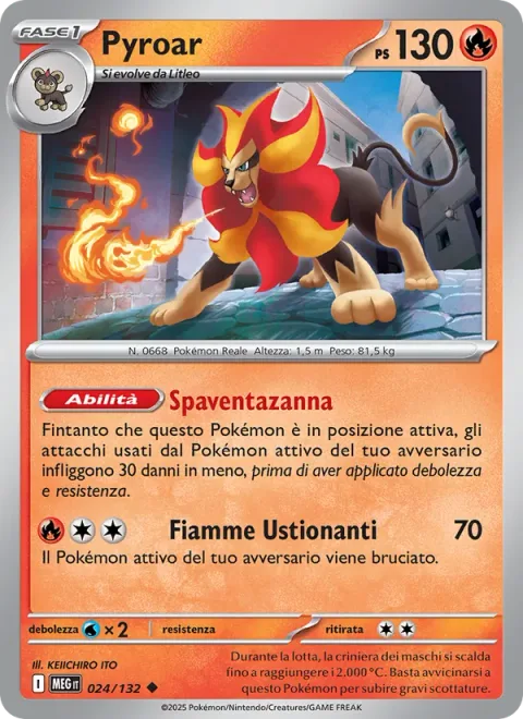 Pyroar [Intimidating Fang | Searing Flame]