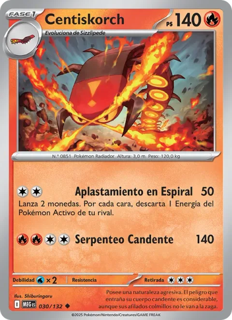Centiskorch [Coiling Crush | Heat Crawler]