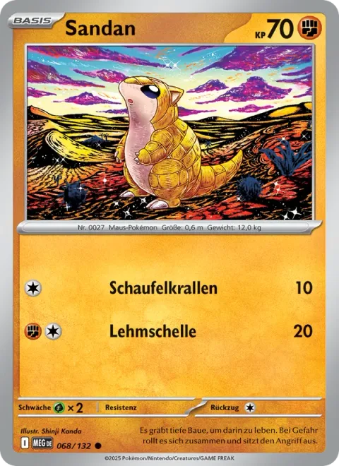 Sandshrew [Dig Claws | Mud-Slap]