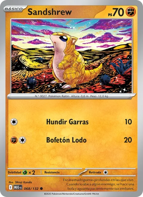 Sandshrew [Dig Claws | Mud-Slap]