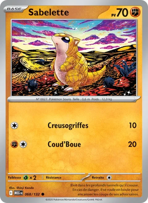 Sandshrew [Dig Claws | Mud-Slap]