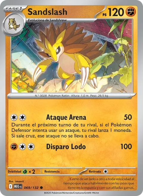 Sandslash [Sand Attack | Mud Shot]