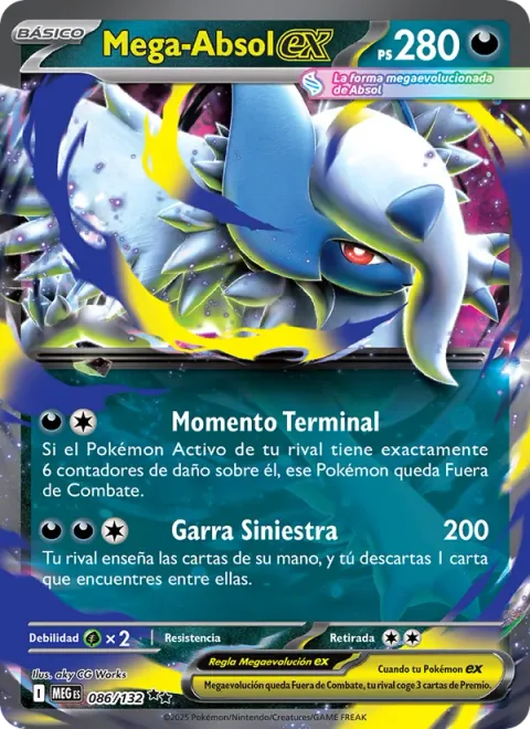 Mega Absol ex [Terminal Period | Claw of Darkness]