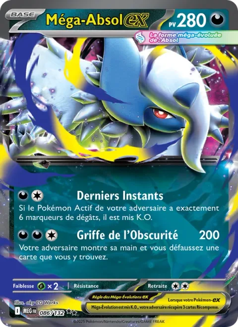 Mega Absol ex [Terminal Period | Claw of Darkness]