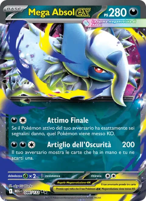 Mega Absol ex [Terminal Period | Claw of Darkness]