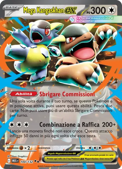 Mega Kangaskhan ex [Run Errand | Rapid-Fire Combo]