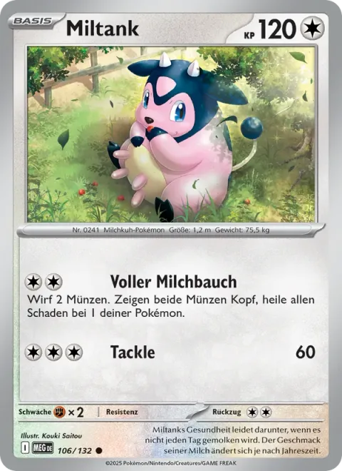 Miltank [Bellyful of Milk | Tackle]