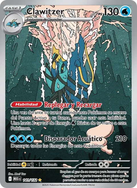 Clawitzer [Fall Back to Reload | Aqua Launcher]