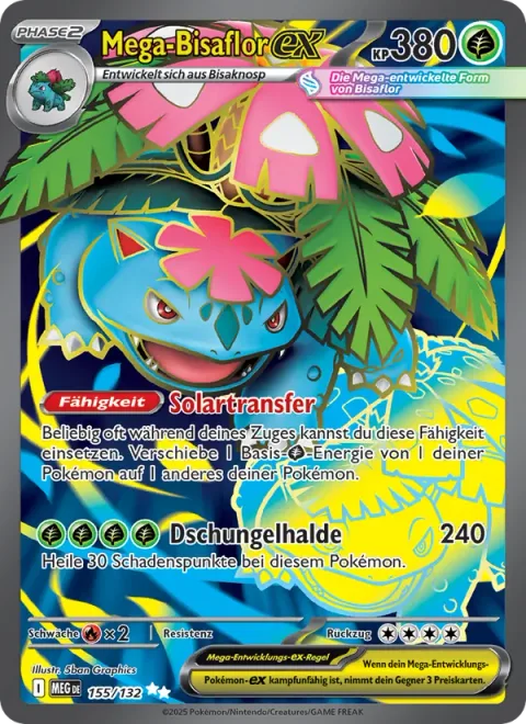 Mega Venusaur ex [Solar Transfer | Jungle Dump]