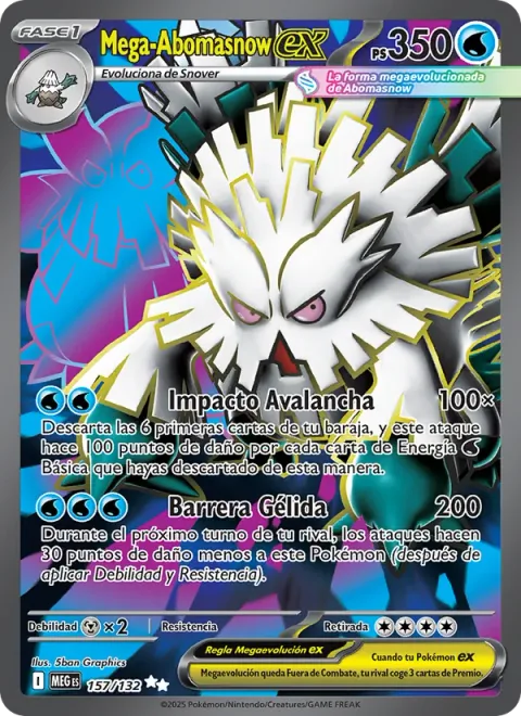 Mega Abomasnow ex [Hammer-lanche | Frost Barrier]