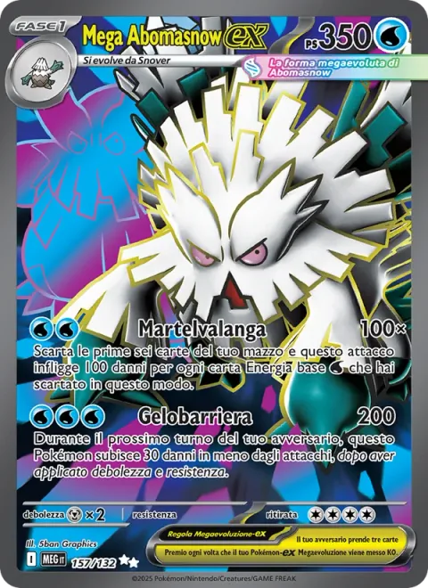 Mega Abomasnow ex [Hammer-lanche | Frost Barrier]