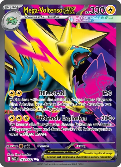 Mega Manectric ex [Flash Ray | Riotious Blasting]